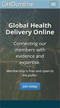 Mobile Screenshot of ghdonline.org